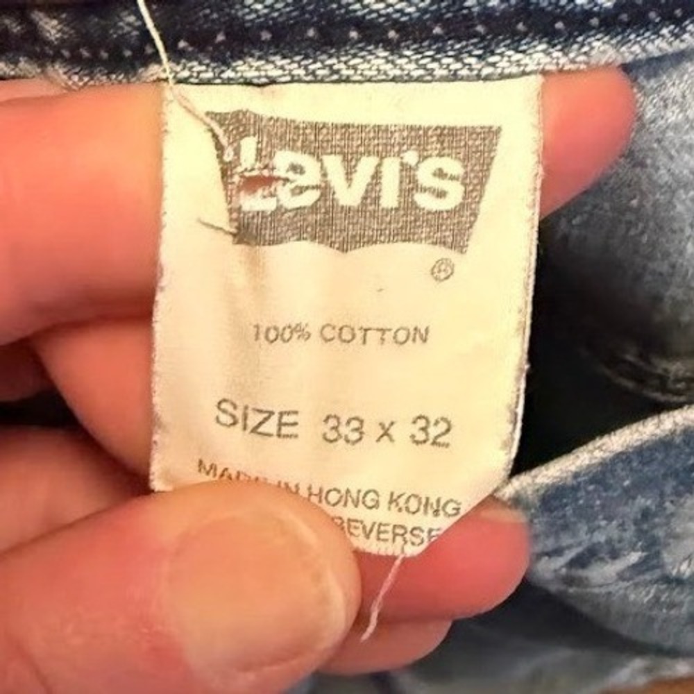 Levis SilverTab Mens Light Wash Carpenter Jeans Loose Fit Utility Denim Vintage‎ - Picture 9 of 9